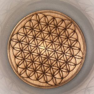 Flower of life charging plate Ancient Geometry